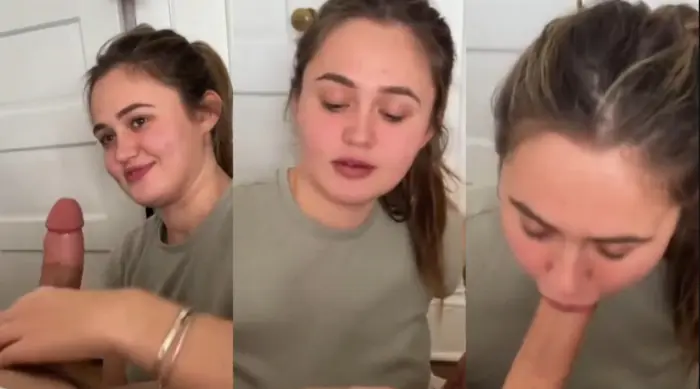 Cute Sexy Babe Sucking Big Cock Hot Video
