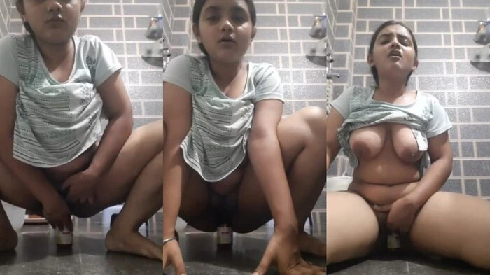 Desi Horny Bitch Putting Bottle Inside Her Pussy Video Sex HD