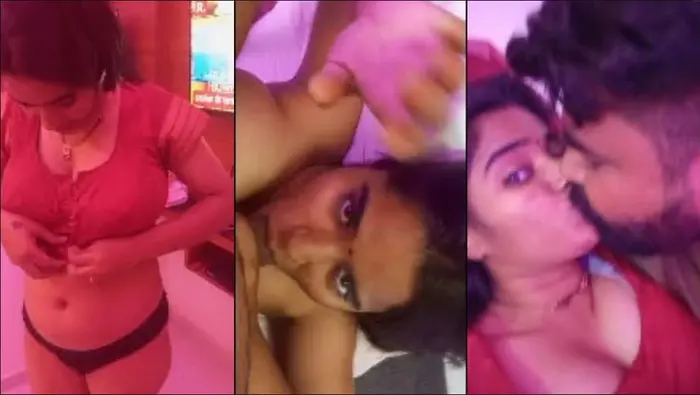 Newly Married Couple Beautiful Wife Stripping Giving Watch Virul